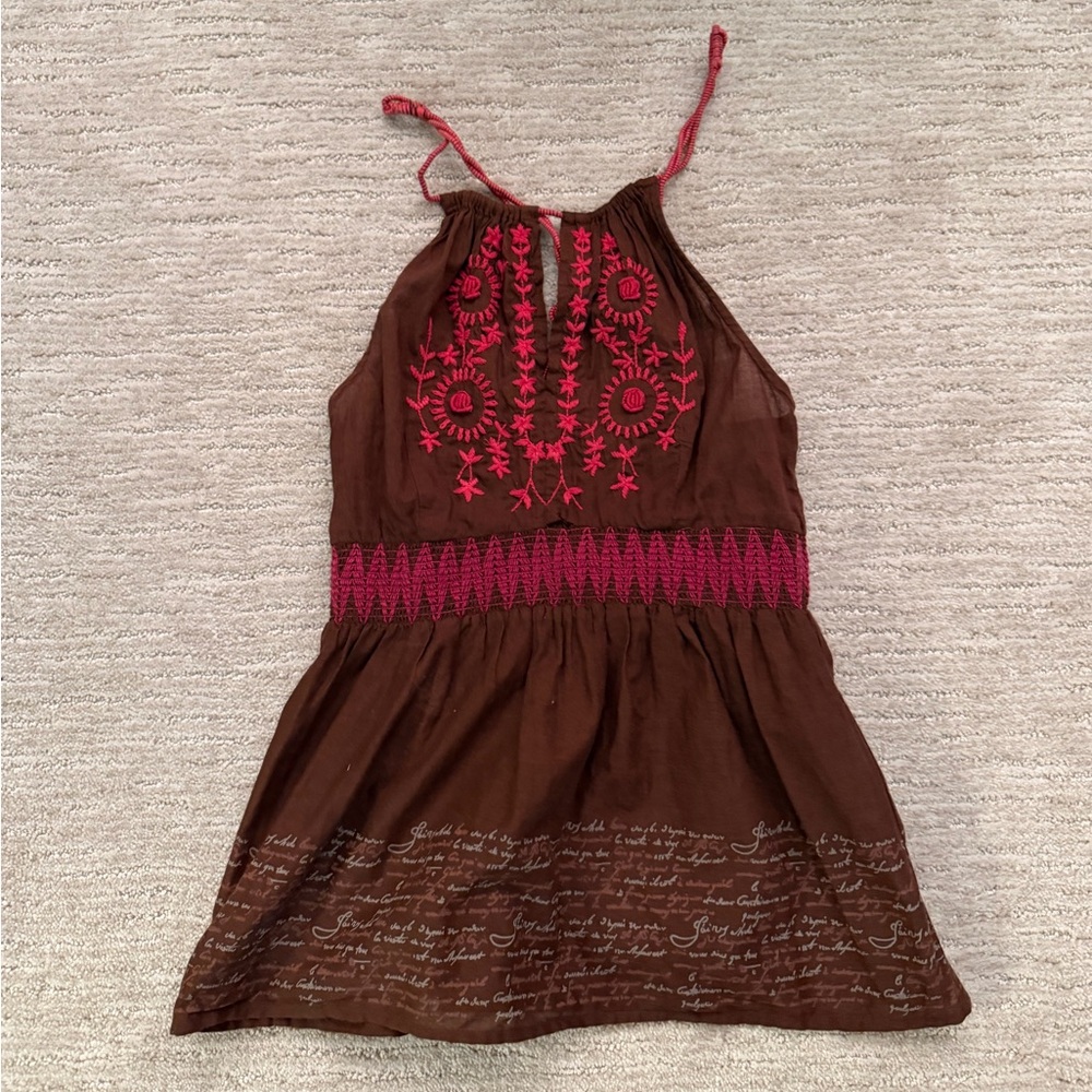VINTAGE Y2K Free People Tank Cami Top 0